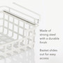 Under Shelf Hanging Wire Basket - 2 Pack