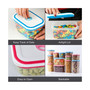 Airtight Leakproof Food Storage Container Set of 6, Blue