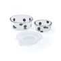 New York Deco Dot Round Food Storage Set, 2 Piece