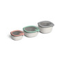 Leo to Go 3 Piece Covered Bowl Set