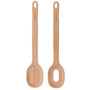 Leo Collection 3-Pc. Salad Bowl Set with Bamboo Servers