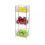Vertical Standing Kitchen Pantry Food Shelving with 3 Baskets