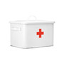 13.5" L x 8.75" H Metal First Aid Container