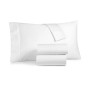 Solid 550 Thread Count 100% Cotton 3-Pc. Sheet Set, Twin, Created for Macy's