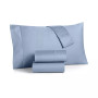 Solid 550 Thread Count 100% Cotton 3-Pc. Sheet Set, Twin, Created for Macy's