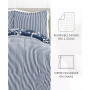 Home Collection 3 Piece Premium Ultra Soft Daisy Medallion Reversible Comforter Set, Queen