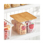 Plastic Kitchen Food Storage Bin with Lid, XSmall - 8 Pack