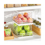 Modern Metal Wire Kitchen Cabinets, Pantry, Small, Matte White - 2 Pack