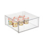 Plastic Stackable Kitchen Pantry Organizer with Drawer, Small
