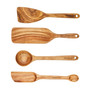 Tools and Gadgets Wooden Kitchen Utensils, Set of 4