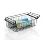 Metal Under Kitchen Pantry Shelf Hanging Bin Basket