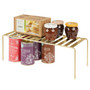Metal Kitchen Pantry Countertop Storage Organizer Shelf, 2 Pack