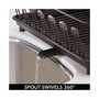 Large Kitchen Dish Drying Rack with Swivel Spout, 3 Pieces