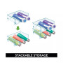 Plastic Water Bottle Storage Organizer, 2 Pack