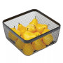 Metal Wire Food Organizer Storage Bin - 4 Pack