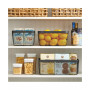 Metal Wire Food Organizer Storage Bin - 4 Pack