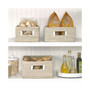 Seagrass Small Woven Kitchen Basket, Handles - 3 Pack