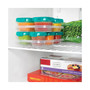 Tot 12-Pc. Plastic Freezer Food Storage Container Set with Tray