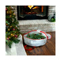 24" Wreath Bag Red Trim