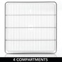 Plastic Kitchen Pantry Food Storage Organizer Bin, 4 Pack
