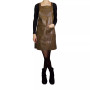 Suspender Style Apron-Vintage Leather