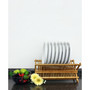 Bamboo Plate Rack