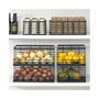 Small Metal Wire Organizer Basket for Kitchen, 6 Pack, Matte Black