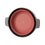 Leo Collection 10" Silicone 2-in-1 Steamer and Strainer