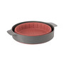 Leo Collection 10" Silicone 2-in-1 Steamer and Strainer