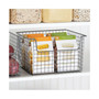 Metal Open Front Kitchen Food Storage Basket, 8 Pack
