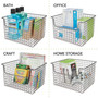 Metal Open Front Kitchen Food Storage Basket, 8 Pack