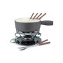 Lugano 9 Piece Cast Iron Fondue Set