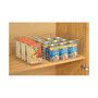 Steel Food Storage Bin Organizer Basket w/ Handle - 4 Pack - Chrome