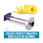 1 Piece Stainless Steel Pineapple Corer and Slicer Tool