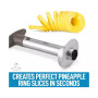 1 Piece Stainless Steel Pineapple Corer and Slicer Tool