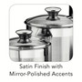 Gourmet 8 Pc Covered Canister & Scoop Set