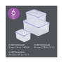 Easy Essentials Rectangular 6-Pc. Food Storage Set