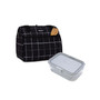 Freezable Hampton Lunch Bag and Mod Lunch Bento Set, 5 Piece