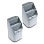2 Pack Utensil Organizer and Drying Rack with Drip Tray
