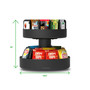 2 Tier Lazy Susan Granola Bar and Snack Organizer