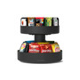 2 Tier Lazy Susan Granola Bar and Snack Organizer