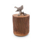 Song Bird Wood Canister