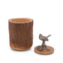 Song Bird Wood Canister