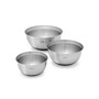 Matte Steel 3-Pc. Mixing Bowl Matte Steel