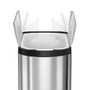 Brushed Stainless Steel 30 Liter Fingerprint Proof Butterfly Step Trash Can