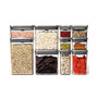 Steel Pop 12-Pc. Food Storage Container Set with Scoop & Labels