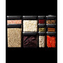 Steel Pop 12-Pc. Food Storage Container Set with Scoop & Labels