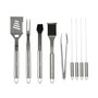 Professional Grade Barbecue Grill Tools with Storage Carousel, Set of 10