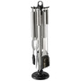 Professional Grade Barbecue Grill Tools with Storage Carousel, Set of 10