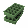 Perfect Cube Silicone Ice Cube Molds, Set of 2